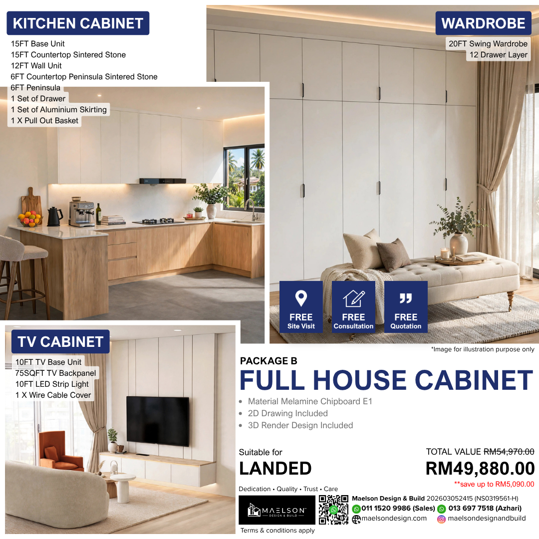 Package B - Full House Cabinet poster